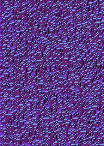 Edward Zajecs 2. Cubo 'nun 1971' deki uygulaması. Esasen 8 taştan oluşan bir Truchet fayans seti ve yerleştirme sanatı illüstrasyonu için kurallar 