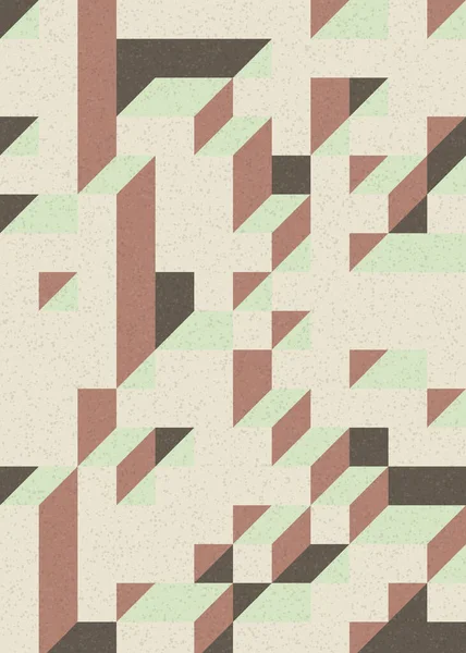 Edward Zajecs 2. Cubo 'nun 1971' deki uygulaması. Esasen 8 taştan oluşan bir Truchet fayans seti ve yerleştirme sanatı illüstrasyonu için kurallar 