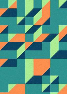 Edward Zajecs 2. Cubo 'nun 1971' deki uygulaması. Esasen 8 taştan oluşan bir Truchet fayans seti ve yerleştirme sanatı illüstrasyonu için kurallar 