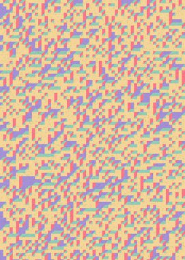 Edward Zajecs 2. Cubo 'nun 1971' deki uygulaması. Esasen 8 taştan oluşan bir Truchet fayans seti ve yerleştirme sanatı illüstrasyonu için kurallar 