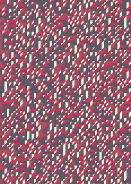 Edward Zajecs 2. Cubo 'nun 1971' deki uygulaması. Esasen 8 taştan oluşan bir Truchet fayans seti ve yerleştirme sanatı illüstrasyonu için kurallar 