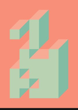 Edward Zajecs 2. Cubo 'nun 1971' deki uygulaması. Esasen 8 taştan oluşan bir Truchet fayans seti ve yerleştirme sanatı illüstrasyonu için kurallar  