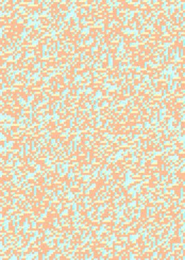 Edward Zajecs 2. Cubo 'nun 1971' deki uygulaması. Esasen 8 taştan oluşan bir Truchet fayans seti ve yerleştirme sanatı illüstrasyonu için kurallar 