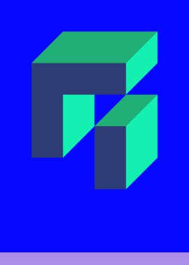 Edward Zajecs 2. Cubo 'nun 1971' deki uygulaması. Esasen 8 taştan oluşan bir Truchet fayans seti ve yerleştirme sanatı illüstrasyonu için kurallar 