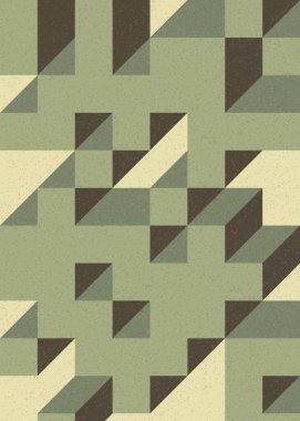 Edward Zajecs 2. Cubo 'nun 1971' deki uygulaması. Esasen 8 taştan oluşan bir Truchet fayans seti ve yerleştirme sanatı illüstrasyonu için kurallar 