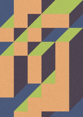 Edward Zajecs 2. Cubo 'nun 1971' deki uygulaması. Esasen 8 taştan oluşan bir Truchet fayans seti ve yerleştirme sanatı illüstrasyonu için kurallar  