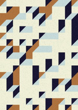 Edward Zajecs 2. Cubo 'nun 1971' deki uygulaması. Esasen 8 taştan oluşan bir Truchet fayans seti ve yerleştirme sanatı illüstrasyonu için kurallar  