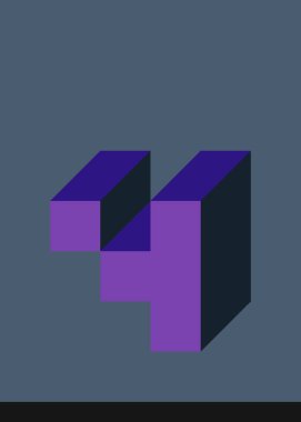 Edward Zajecs 2. Cubo 'nun 1971' deki uygulaması. Esasen 8 taştan oluşan bir Truchet fayans seti ve yerleştirme sanatı illüstrasyonu için kurallar 