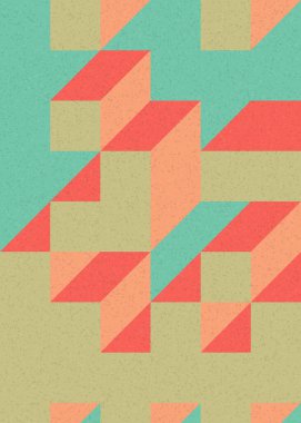 Edward Zajecs 2. Cubo 'nun 1971' deki uygulaması. Esasen 8 taştan oluşan bir Truchet fayans seti ve yerleştirme sanatı illüstrasyonu için kurallar 