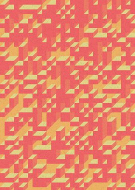 Edward Zajecs 2. Cubo 'nun 1971' deki uygulaması. Esasen 8 taştan oluşan bir Truchet fayans seti ve yerleştirme sanatı illüstrasyonu için kurallar 