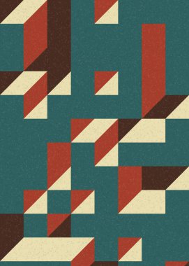 Edward Zajecs 2. Cubo 'nun 1971' deki uygulaması. Esasen 8 taştan oluşan bir Truchet fayans seti ve yerleştirme sanatı illüstrasyonu için kurallar 