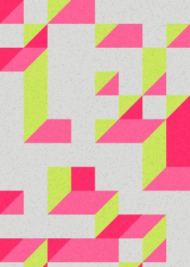 Edward Zajecs 2. Cubo 'nun 1971' deki uygulaması. Esasen 8 taştan oluşan bir Truchet fayans seti ve yerleştirme sanatı illüstrasyonu için kurallar 