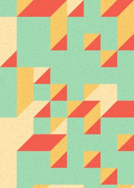 Edward Zajecs 2. Cubo 'nun 1971' deki uygulaması. Esasen 8 taştan oluşan bir Truchet fayans seti ve yerleştirme sanatı illüstrasyonu için kurallar 