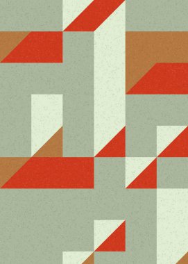 Edward Zajecs 2. Cubo 'nun 1971' deki uygulaması. Esasen 8 taştan oluşan bir Truchet fayans seti ve yerleştirme sanatı illüstrasyonu için kurallar 