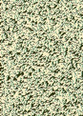 Edward Zajecs 2. Cubo 'nun 1971' deki uygulaması. Esasen 8 taştan oluşan bir Truchet fayans seti ve yerleştirme sanatı illüstrasyonu için kurallar  