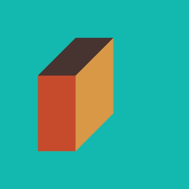 Edward Zajecs 2. Cubo 'nun 1971' deki uygulaması. Esasen 8 taştan oluşan bir Truchet fayans seti ve yerleştirme sanatı illüstrasyonu için kurallar 