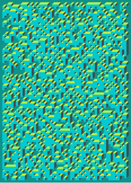 Implementación Edward Zajecs Cubo Desde 1971 Esencialmente Conjunto Baldosas Truchet — Archivo Imágenes Vectoriales