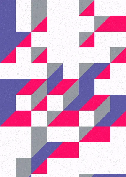 Edward Zajecs 2. Cubo 'nun 1971' deki uygulaması. Esasen 8 taştan oluşan bir Truchet fayans seti ve yerleştirme sanatı illüstrasyonu için kurallar 