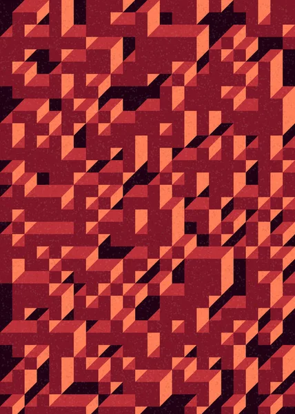 Edward Zajecs 2. Cubo 'nun 1971' deki uygulaması. Esasen 8 taştan oluşan bir Truchet fayans seti ve yerleştirme sanatı illüstrasyonu için kurallar 