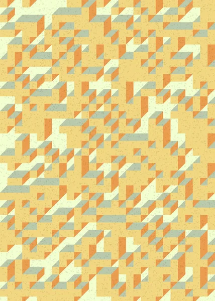 Edward Zajecs 2. Cubo 'nun 1971' deki uygulaması. Esasen 8 taştan oluşan bir Truchet fayans seti ve yerleştirme sanatı illüstrasyonu için kurallar 