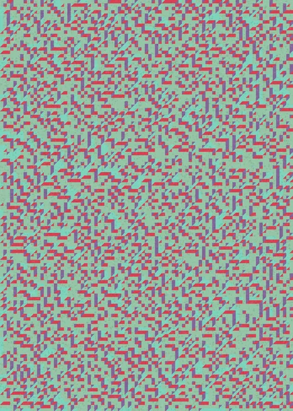 Edward Zajecs 2. Cubo 'nun 1971' deki uygulaması. Esasen 8 taştan oluşan bir Truchet fayans seti ve yerleştirme sanatı illüstrasyonu için kurallar 