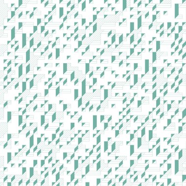 Edward Zajecs 2. Cubo 'nun 1971' deki uygulaması. Esasen 8 taştan oluşan bir Truchet fayans seti ve yerleştirme sanatı illüstrasyonu için kurallar 