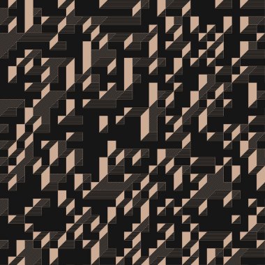 Edward Zajecs 2. Cubo 'nun 1971' deki uygulaması. Esasen 8 taştan oluşan bir Truchet fayans seti ve yerleştirme sanatı illüstrasyonu için kurallar 