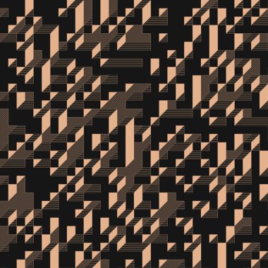 Edward Zajecs 2. Cubo 'nun 1971' deki uygulaması. Esasen 8 taştan oluşan bir Truchet fayans seti ve yerleştirme sanatı illüstrasyonu için kurallar 