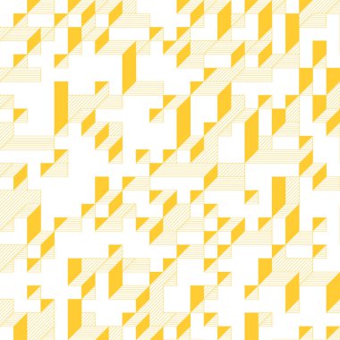 Edward Zajecs 2. Cubo 'nun 1971' deki uygulaması. Esasen 8 taştan oluşan bir Truchet fayans seti ve yerleştirme sanatı illüstrasyonu için kurallar 