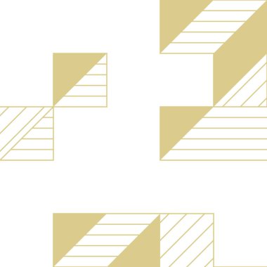 Edward Zajecs 2. Cubo 'nun 1971' deki uygulaması. Esasen 8 taştan oluşan bir Truchet fayans seti ve yerleştirme sanatı illüstrasyonu için kurallar 