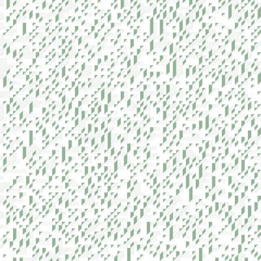 Edward Zajecs 2. Cubo 'nun 1971' deki uygulaması. Esasen 8 taştan oluşan bir Truchet fayans seti ve yerleştirme sanatı illüstrasyonu için kurallar 