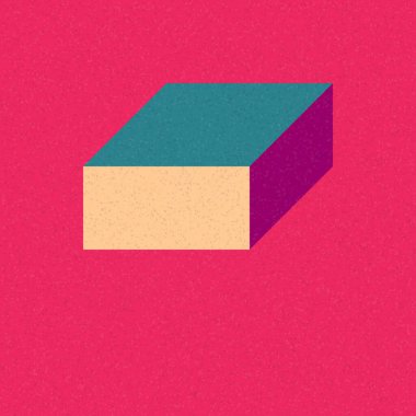 Edward Zajecs 2. Cubo 'nun 1971' deki uygulaması. Esasen 8 taştan oluşan bir Truchet fayans seti ve yerleştirme sanatı illüstrasyonu için kurallar 