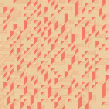 Edward Zajecs 2. Cubo 'nun 1971' deki uygulaması. Esasen 8 taştan oluşan bir Truchet fayans seti ve yerleştirme sanatı illüstrasyonu için kurallar  