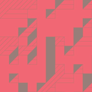 Edward Zajecs 2. Cubo 'nun 1971' deki uygulaması. Esasen 8 taştan oluşan bir Truchet fayans seti ve yerleştirme sanatı illüstrasyonu için kurallar 