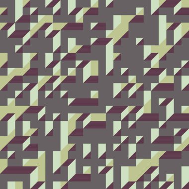 Edward Zajecs 2. Cubo 'nun 1971' deki uygulaması. Esasen 8 taştan oluşan bir Truchet fayans seti ve yerleştirme sanatı illüstrasyonu için kurallar 