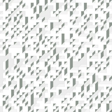 Edward Zajecs 2. Cubo 'nun 1971' deki uygulaması. Esasen 8 taştan oluşan bir Truchet fayans seti ve yerleştirme sanatı illüstrasyonu için kurallar 