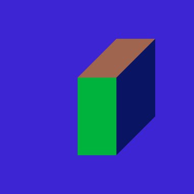 Edward Zajecs 2. Cubo 'nun 1971' deki uygulaması. Esasen 8 taştan oluşan bir Truchet fayans seti ve yerleştirme sanatı illüstrasyonu için kurallar 