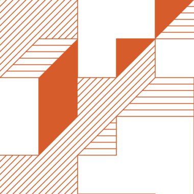 Edward Zajecs 2. Cubo 'nun 1971' deki uygulaması. Esasen 8 taştan oluşan bir Truchet fayans seti ve yerleştirme sanatı illüstrasyonu için kurallar  