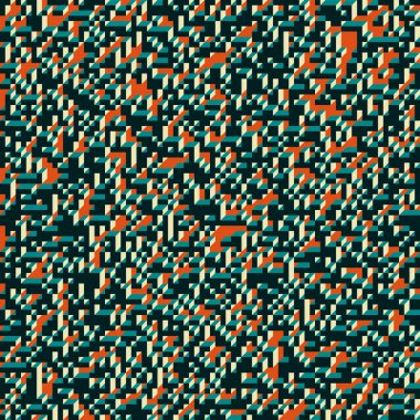 Edward Zajecs 2. Cubo 'nun 1971' deki uygulaması. Esasen 8 taştan oluşan bir Truchet fayans seti ve yerleştirme sanatı illüstrasyonu için kurallar 