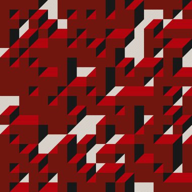 Edward Zajecs 2. Cubo 'nun 1971' deki uygulaması. Esasen 8 taştan oluşan bir Truchet fayans seti ve yerleştirme sanatı illüstrasyonu için kurallar 