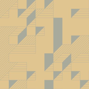 Edward Zajecs 2. Cubo 'nun 1971' deki uygulaması. Esasen 8 taştan oluşan bir Truchet fayans seti ve yerleştirme sanatı illüstrasyonu için kurallar  