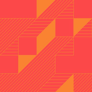 Edward Zajecs 2. Cubo 'nun 1971' deki uygulaması. Esasen 8 taştan oluşan bir Truchet fayans seti ve yerleştirme sanatı illüstrasyonu için kurallar 