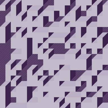 Edward Zajecs 2. Cubo 'nun 1971' deki uygulaması. Esasen 8 taştan oluşan bir Truchet fayans seti ve yerleştirme sanatı illüstrasyonu için kurallar 