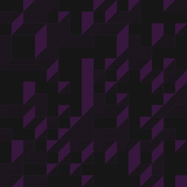 Edward Zajecs 2. Cubo 'nun 1971' deki uygulaması. Esasen 8 taştan oluşan bir Truchet fayans seti ve yerleştirme sanatı illüstrasyonu için kurallar 