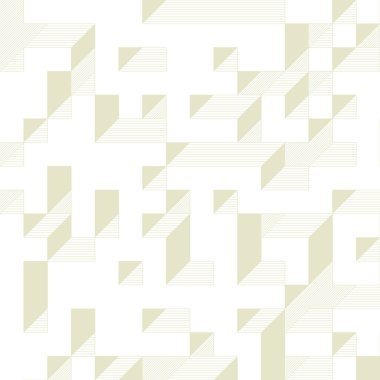 Edward Zajecs 2. Cubo 'nun 1971' deki uygulaması. Esasen 8 taştan oluşan bir Truchet fayans seti ve yerleştirme sanatı illüstrasyonu için kurallar 