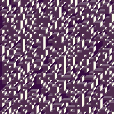 Edward Zajecs 2. Cubo 'nun 1971' deki uygulaması. Esasen 8 taştan oluşan bir Truchet fayans seti ve yerleştirme sanatı illüstrasyonu için kurallar 