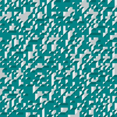 Edward Zajecs 2. Cubo 'nun 1971' deki uygulaması. Esasen 8 taştan oluşan bir Truchet fayans seti ve yerleştirme sanatı illüstrasyonu için kurallar  