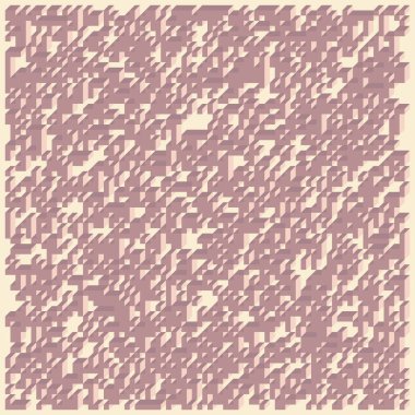 Edward Zajecs 2. Cubo 'nun 1971' deki uygulaması. Esasen 8 taştan oluşan bir Truchet fayans seti ve yerleştirme sanatı illüstrasyonu için kurallar 