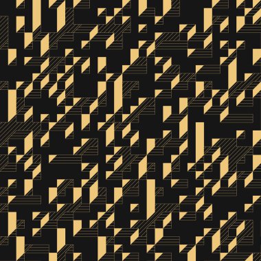 Edward Zajecs 2. Cubo 'nun 1971' deki uygulaması. Esasen 8 taştan oluşan bir Truchet fayans seti ve yerleştirme sanatı illüstrasyonu için kurallar 