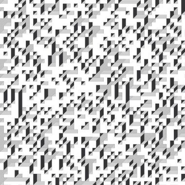 Edward Zajecs 2. Cubo 'nun 1971' deki uygulaması. Esasen 8 taştan oluşan bir Truchet fayans seti ve yerleştirme sanatı illüstrasyonu için kurallar 